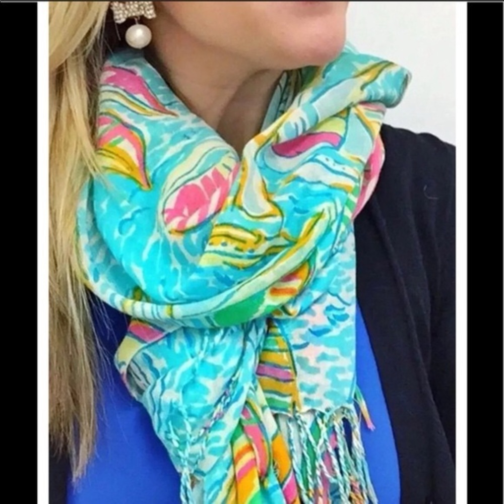 Lilly Pulitzer U Gotta Regatta Murfee Scarf